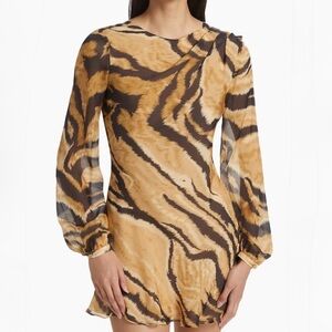 Ronny Kobo Timbra Silk Minidress